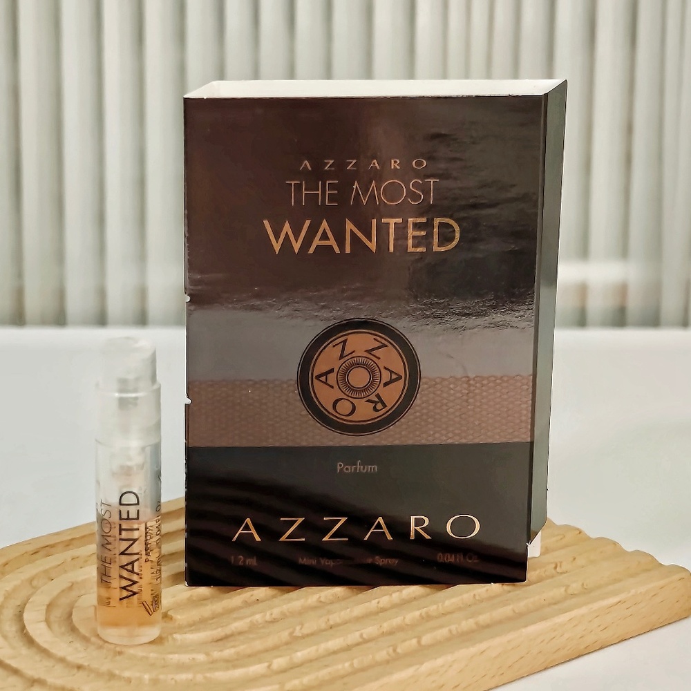New Azzaro The Most Wanted Men EDT INTENSE 0.04oz/1.2ml Sample Spray